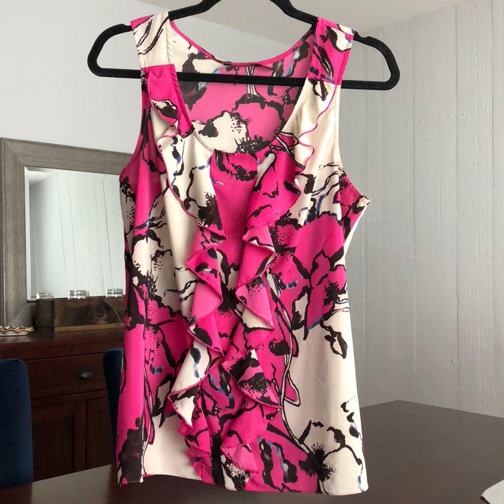 Limited pink and black shell tank.